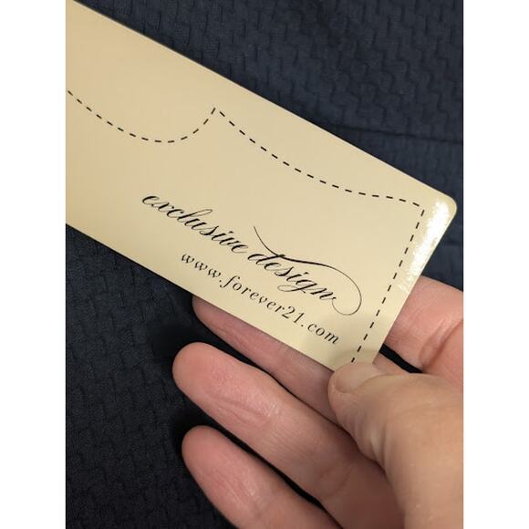 FOREVER 21 Exclusive Navy Blue Strapless Dress Size Small NWT RetroGlam - Picture 7 of 9